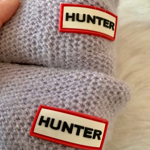 Hunter Shoes - HUNTER// Lilac Mohair Boot Socks 🧦